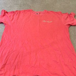 Rainforest Café T-shirt, pink large